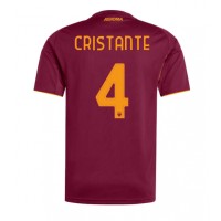 AS Roma Bryan Cristante #4 Domáci futbalový dres 2025-26 Krátky Rukáv